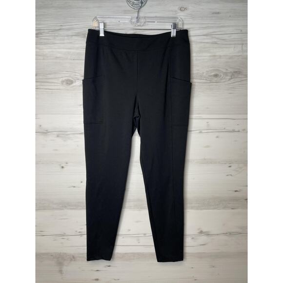 SO High Rise Legging Womens Large Black Stretch Pants Pockets Yoga Activewear - Picture 1 of 10